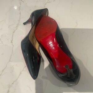 Christian Louboutin Black and Red Heels